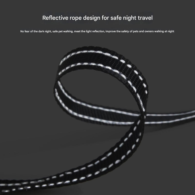 Retractable Dog Leash - Reflective Pet Lead with 3m Extension, One-Button Control(Green)