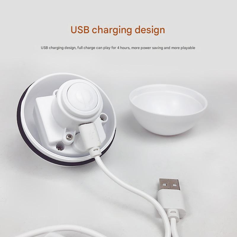 Smart USB Rechargeable Pet Interactive Rolling Ball(Blue)