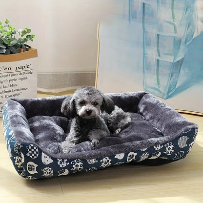 Blue Pet Dog Bed Sofa Mat for All Sizes