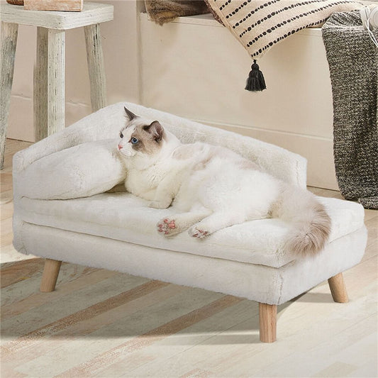 Luxury Pet Sofa Bed 70cm Rectangular Soft Cushion Anti-skid