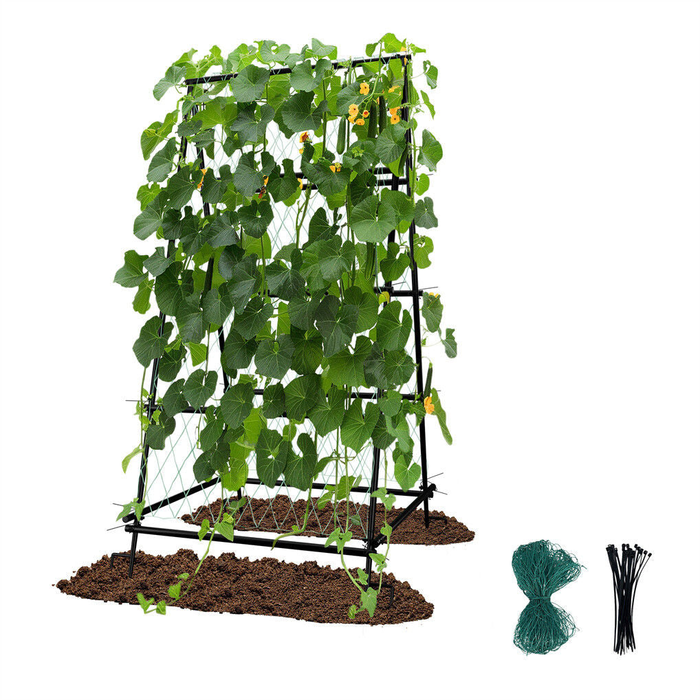 XL Heavy Duty Garden Trellis for Climbing Plants with Netting