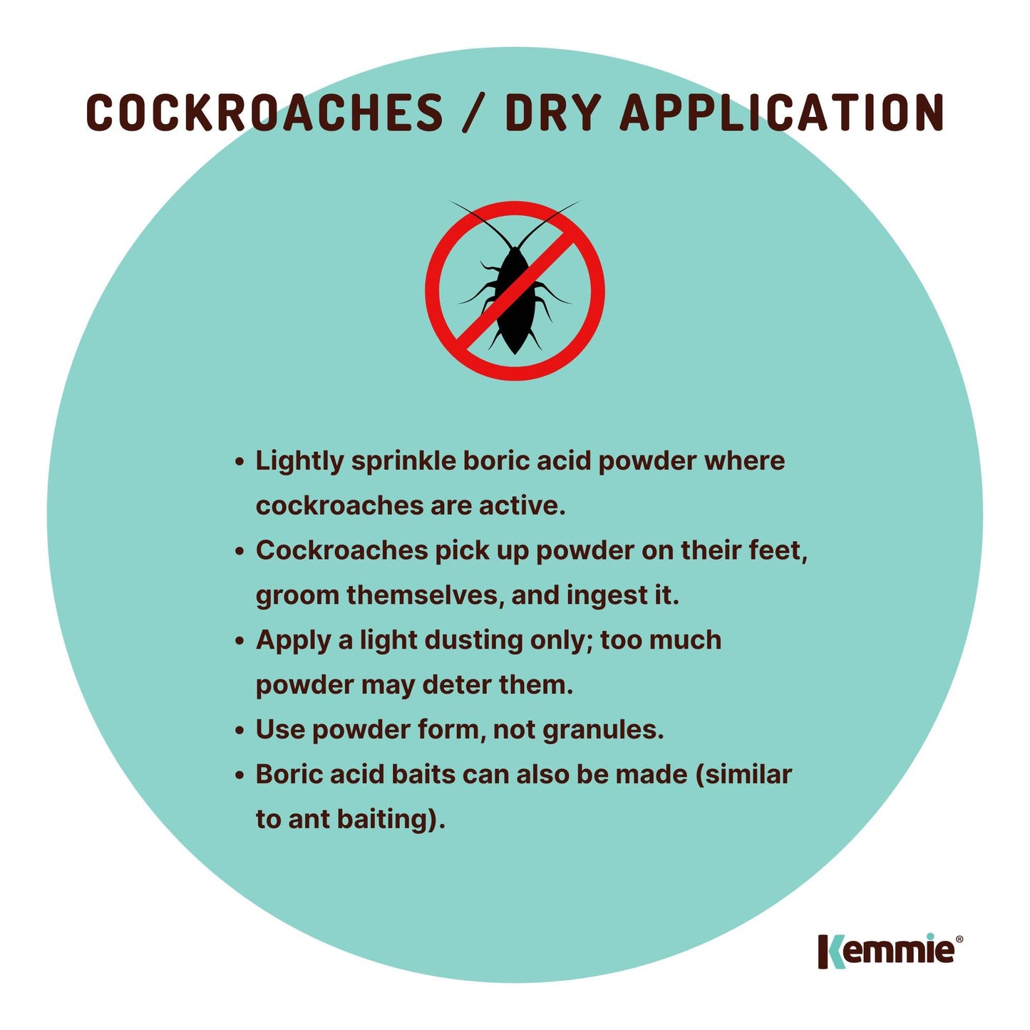 5Kg Boric Acid Powder High Purity Fully Soluble Granule Pest Ant Cockroaches