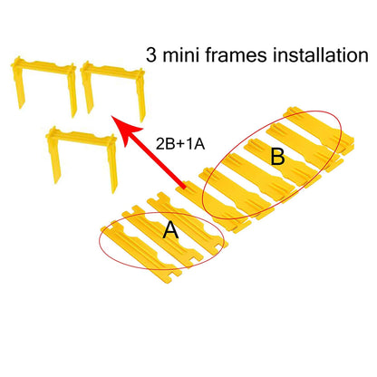 Mini Mating Box Queen Bee Rearing Plastic Styrene Foam Hive Harvest Copulation