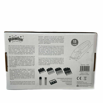 Pet Hair Clippers Set - Dog Cat Grooming Trimmer Electric Shaver Groomer Kit