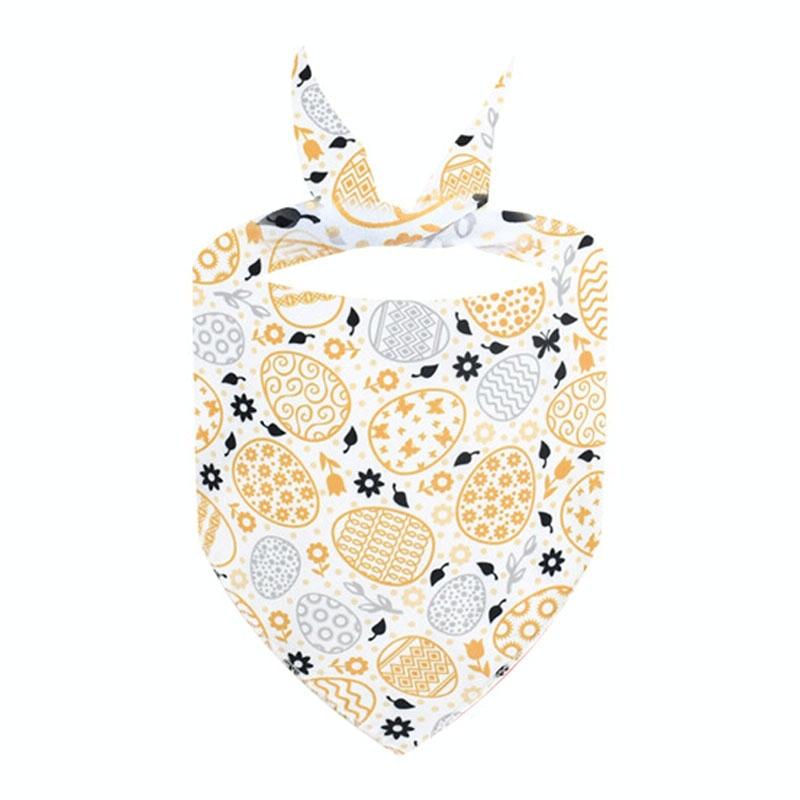 Cute Pet Triangle Towel Bib Cartoon Cats And Dogs Drool Towel Scarf - 01