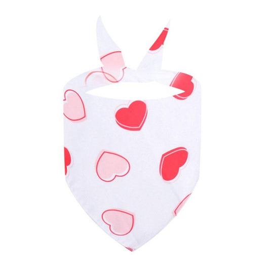 Cute Pet Triangle Towel Bib Cartoon Cats And Dogs Drool Towel Scarf - 05