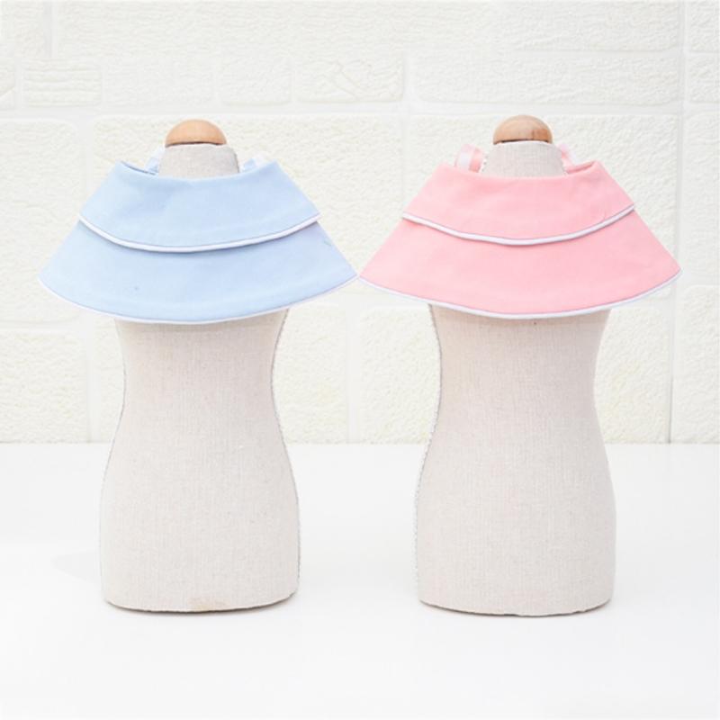 Pet Accessories Dog Small Shawl Bib Saliva Towel Triangle Scarf - Size M - Light Pink
