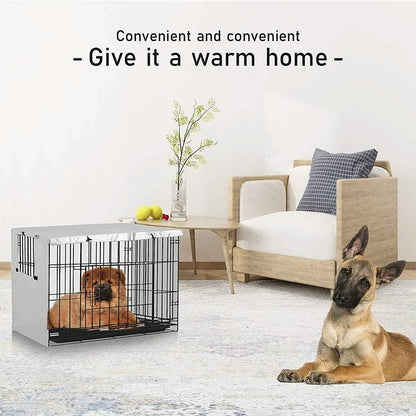 Outdoor Pet Cage Cover - Waterproof & Dustproof - 109x74x76cm - Beige