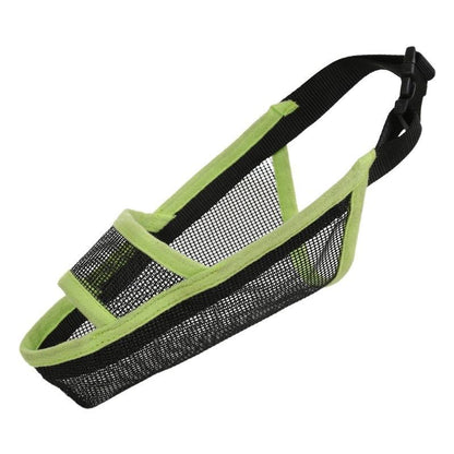 Dog Mouth Cover Anti-Bite Mesh Dog Mouth Cover Medium And Large Dogs Anti-Drop Mask Xl - Green