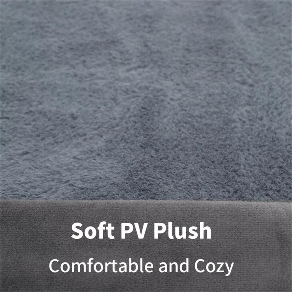 Medium PawfectFriend Orthopedic Dog Bed 3-Side Comfort Bolster Padded Calming Mattress Bed with Removable Cover