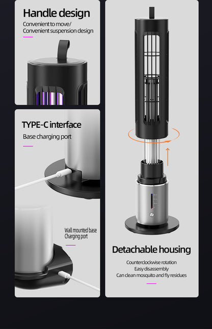 Multifunctional Mosquito Trap - USB Rechargeable, Wall & Tabletop Use