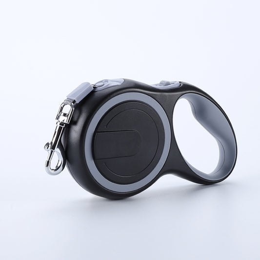 Gray 5M Pet Leash Retractable - Tangle-Free, Extendable Pet Leash for Walking