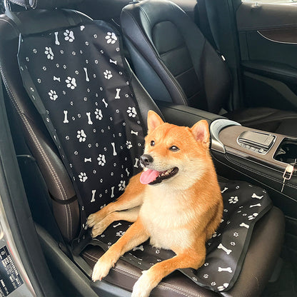4 Pcs Red Waterproof Pet Car Seat Cover - Scratch-Resistant Oxford Cloth  for Dogs and Cats (106 x 49 cm)
