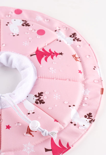 2 Pcs Size S Pink Comfortable Pet Recovery Collar | Waterproof Anti-Lick Collar for Cats & Dogs