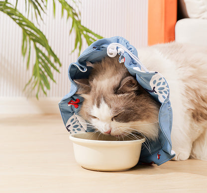 2 Pcs Size L Blue Comfortable Pet Recovery Collar | Waterproof Anti-Lick Collar for Cats & Dogs