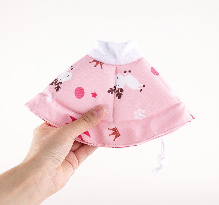 2 Pcs Size L Blue Comfortable Pet Recovery Collar | Waterproof Anti-Lick Collar for Cats & Dogs