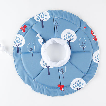 2 Pcs Size S Blue Comfortable Pet Recovery Collar | Waterproof Anti-Lick Collar for Cats & Dogs