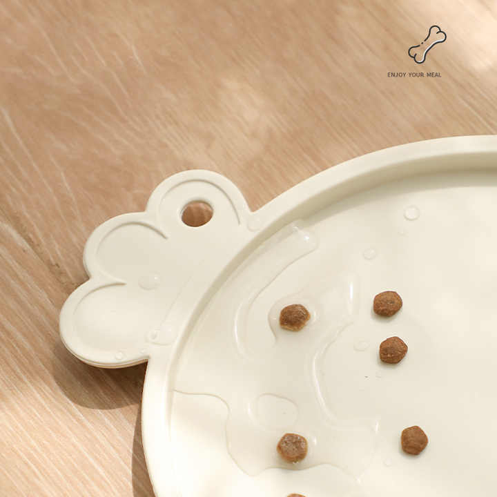 Green Non-Slip Pet Feeding Mat - Waterproof Dog & Cat Food Bowl Placemat with Raised Edges