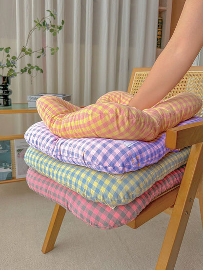 S Orange All-Season Pet Bed - Soft Washable Dog & Cat Mat with Comfortable Cushion - Warm Winter Padding for Small to Large Pets