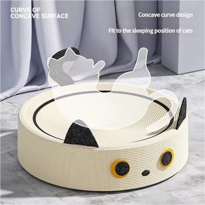 Adorable Blue Cinnamon Dog Scratching Post and Lounger - 41cm Cat Scratch Proof Basin