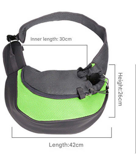 Yellow Portable Oxford Fabric Pet Carrier for Cats and Puppies (Size L)