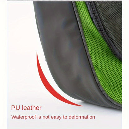 Purple Portable Oxford Fabric Pet Carrier for Cats and Puppies (Size L)