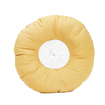 Yellow Adjustable Soft Elizabethan Collar for Pets - Comfortable Recovery Aid - M