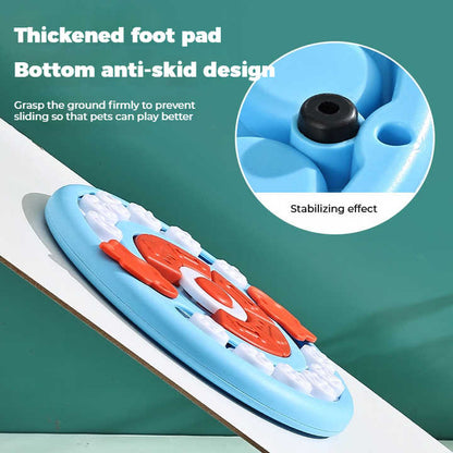 Green Interactive Pet Puzzle Feeder Toy - Slow Eating & Mental Stimulation Game for Dogs & Cats