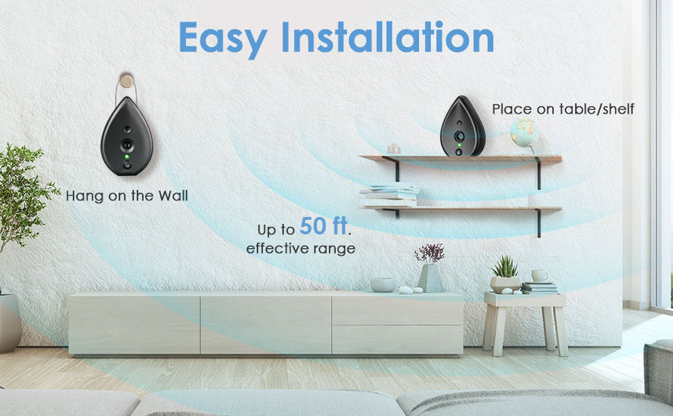 Dark Grey Ultrasonic Anti-Barking Device - Automatic Dog Bark Control & Training Aid | Rechargeable, 3 Modes, 50ft Range