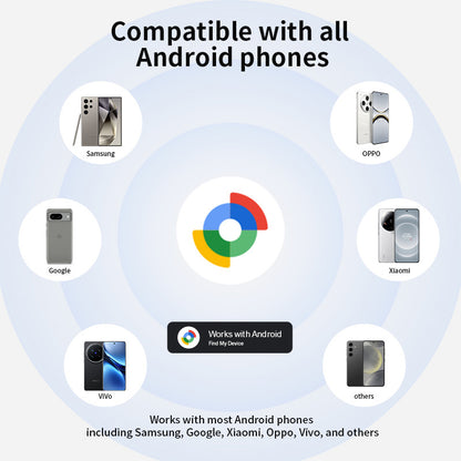 Yellow Android Tracker - Google Find My Device Compatible Luggage and Pet Tracker