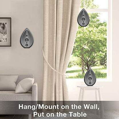 Automatic Ultrasonic Dog Bark Deterrent - Up to 50ft Range, Safe Frequency Conversion, Indoor Use(grey)