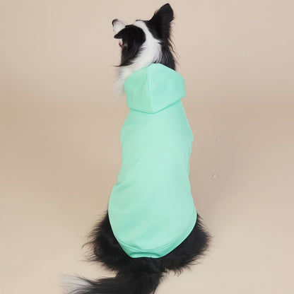 Green Classic Dog Sweatshirt with Hood & Drawstrings - For Large Dogs (Size : 8XL)