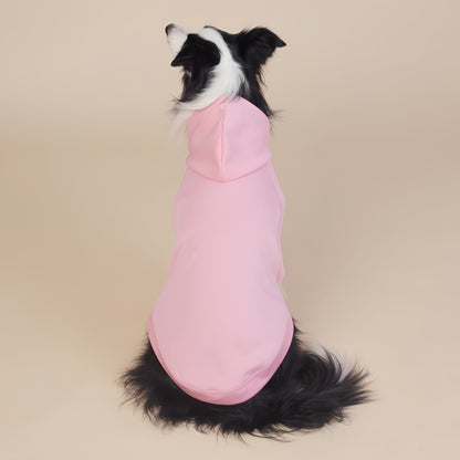 Pink Classic Dog Sweatshirt with Hood & Drawstrings - For Large Dogs (Size : 5XL)