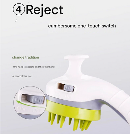 Orange Ultimate Pet Bathing Showerhead - Dog-Friendly Pressure-Boost Spray with Foamer