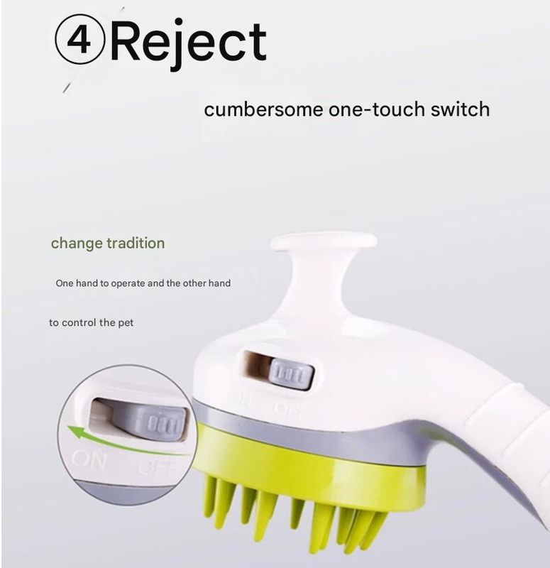 Blue Ultimate Pet Bathing Showerhead - Dog-Friendly Pressure-Boost Spray with Foamer