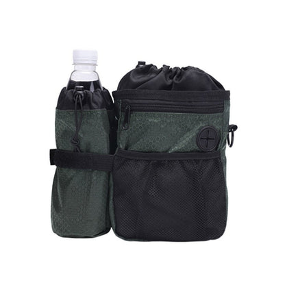 Multi-Functional Dog Training Pouch - Hands-Free Treat & Kibble Bag with Poop Bag Dispenser