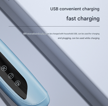 Yellow Precision Pet Paw Trimmer - Waterproof & Rechargeable Grooming Clipper for Dog & Cat Paws, Eyes, and Ears