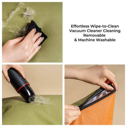 Dark Blue Premium Plush Pet Booster Car Seat - Portable Dog Travel Bed with Non-Slip Base