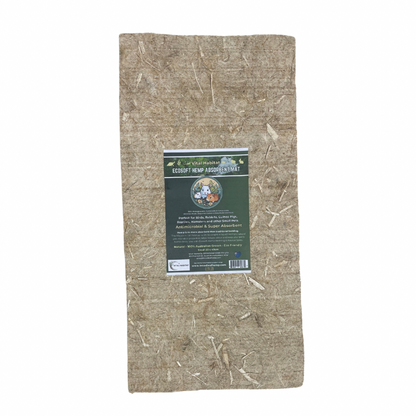 Ecosoft - Natural Hemp Super Absorbent Nest Mat | Small (20x40cm) | 2 Pack