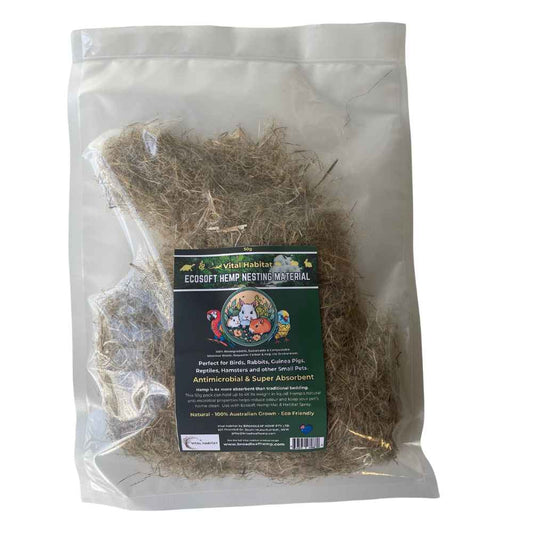 Hemp Absorbent Nest Material | 50g | 2 Pack + Free Shipping